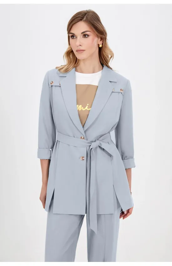 Пиджак Bazalini 5027 серый