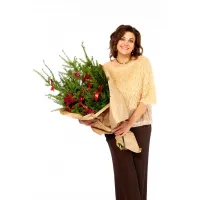 Блузка Ольга Стиль Л436 персик