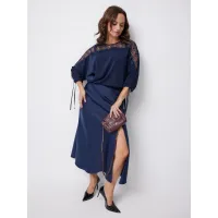 Блузка Condra Deluxe 16297 синий