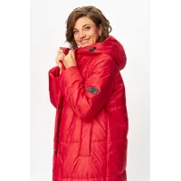 Пальто Andina City 7013 красный