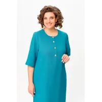 Платье Swallow 717-2 бирюза