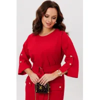 Платье Галеан Cтиль 998 красный