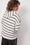 Кофта Begimoda 4137 Чёрно-белый