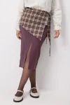 Юбка Begimoda 5016 Виноградная клетка