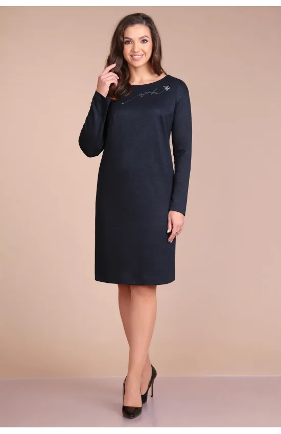 Платье Линия-Л Б-1960 темно-синий