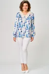 Блузка Svetlana Style 2304 голубой принт