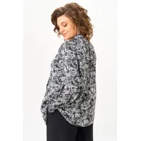 Блузка Michel Chic 796 черно-белый/розы