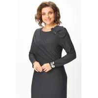 Платье Кокетка И К 1523 серый