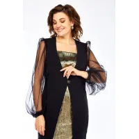 Платье Милора-Стиль 1417 черный + золото