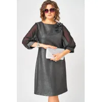 Платье Eva Grant 7310D графит