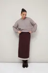 Юбка Pur Pur 11-423/1 Коричневый Юбка Pur Pur 11-423/1 Коричневый