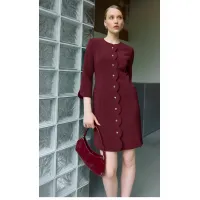 Платье Lokka 1708 бордовый