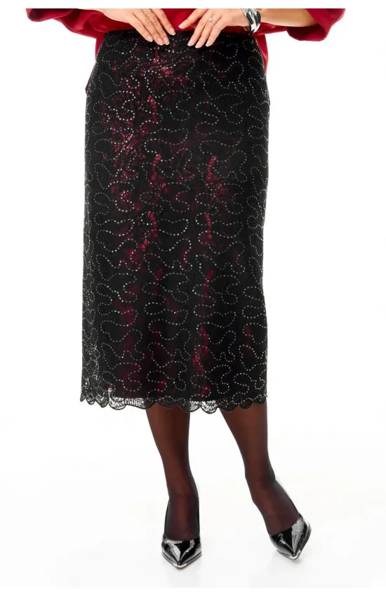 Юбка T&n 7706Ю черный