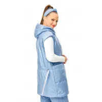 Жилет T&n 7736 голубой перламутр.