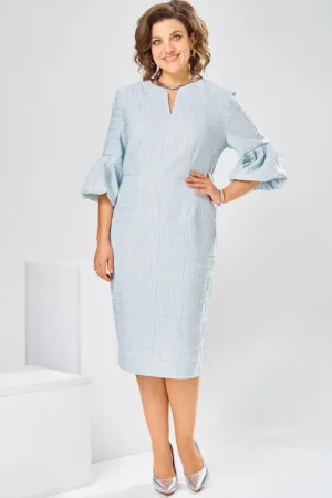 Платье Romanovich 1-2809 голубой штрихи