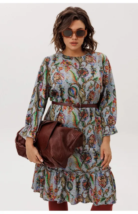 Платье Anelli 1775 Экзотический серый