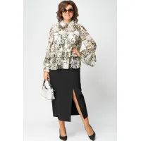 Блузка Eva Grant 7221 олива