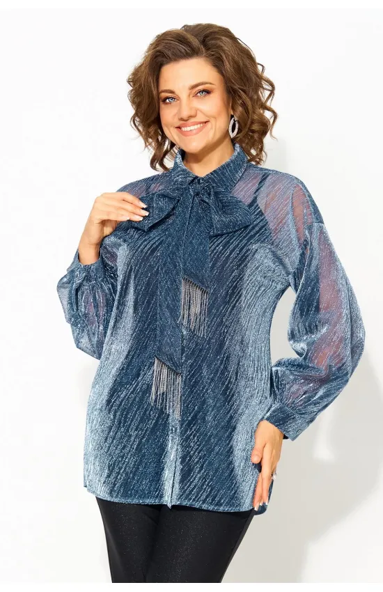 Блузка Лилиана 1496 синий