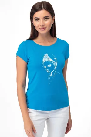 Майка Anelli 525 голубой