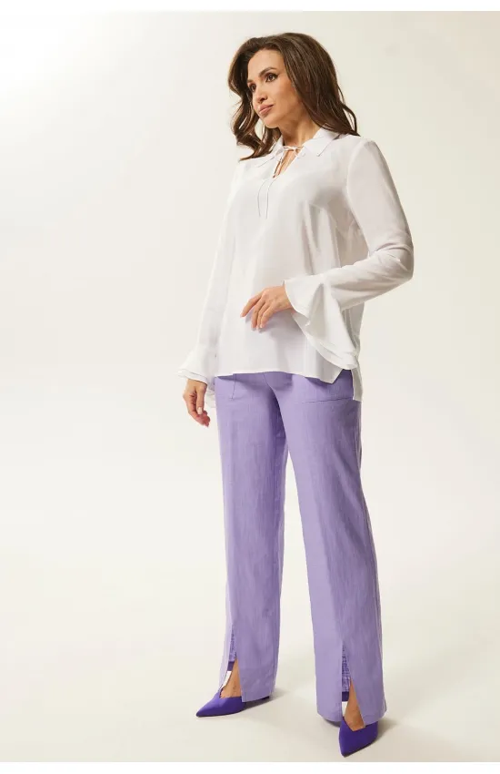 Брюки Mislana С966 сирень