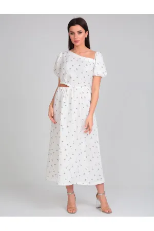 Платье Your Size 2188/170 Белый с принтом