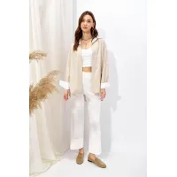 Блузка Люше 4352 бежевый