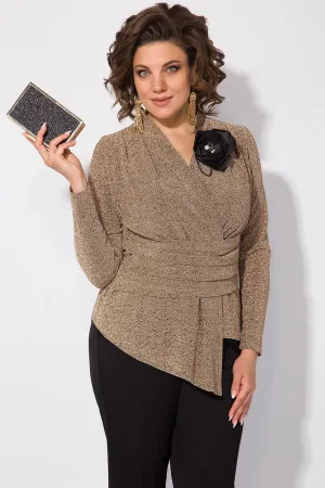 Блузка Лилиана 1391н золото