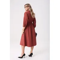 Платье Anastasia 1229.2 клюква