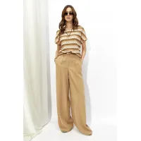 Майка Люше 4350 оттенки бежево-коричневый