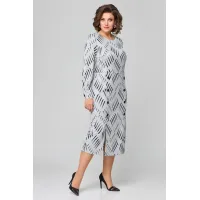 Платье Орхидея Люкс 1371 серый