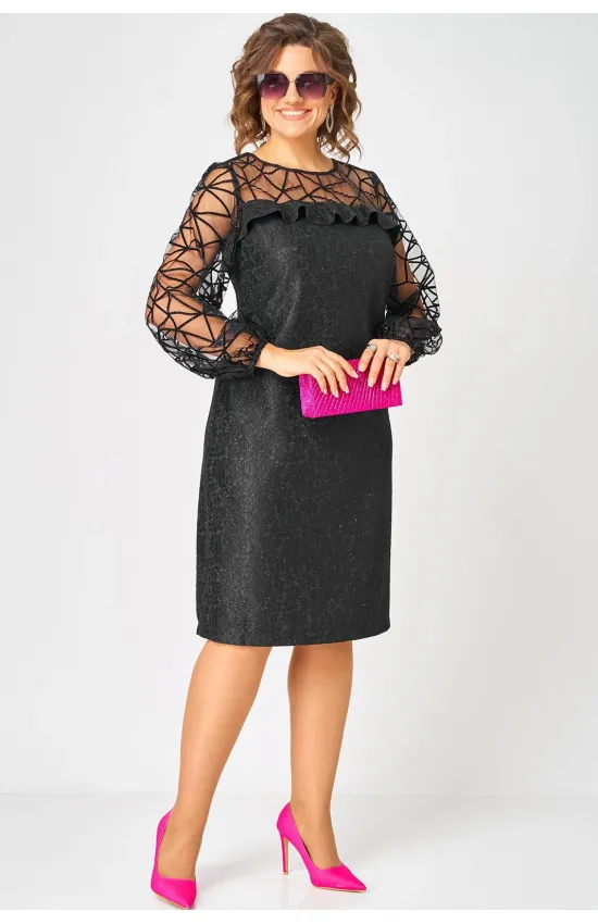 Платье Eva Grant 7284B черный