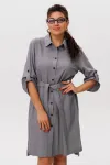 Платье Anelli 1579 графитовый шепот