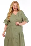 Платье Элль-Стиль 2380 хаки
