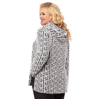 Кофта Lakona 11651 черно-белый