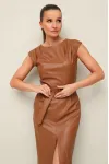 Платье Pur Pur 11-351/1 Карамельный Платье Pur Pur 11-351/1 Карамельный