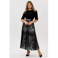 Платье Faufilure С947 Серый леопард