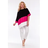 Туники Lucky Fox 1141 черный-фуксия