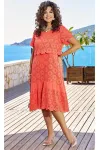 Платье Vittoria Queen 24553 * ярко-коралловый
