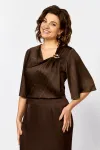Платье Mira Fashion 5610-2 коричневый