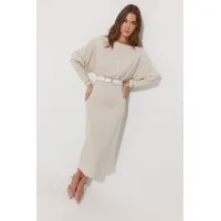 Платье Люше 4266 бежевый