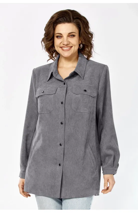 Блузка Тэнси 409 графитовый