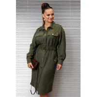 Платье Галеан Cтиль 989 хаки