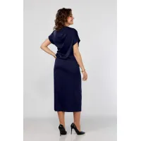 Платье Ольга Стиль С902 синий