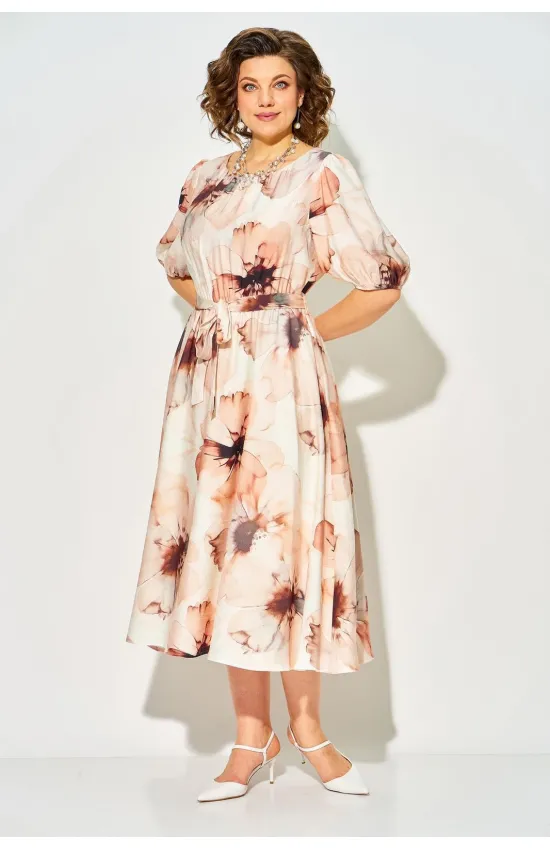 Платье Лилиана 1536 пудра