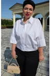 Блузка Vittoria Queen 26743 белый