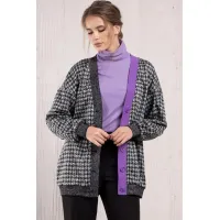 Кардиганы Avanti 125 серо-чёрный
