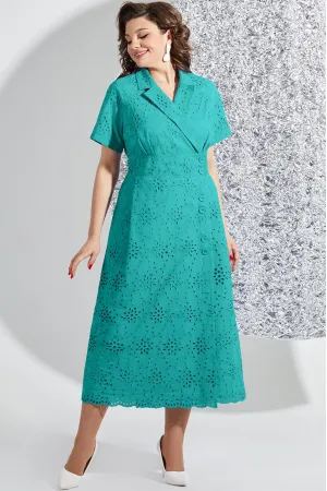 Платье Mira Fashion 5539-3 бирюзовый