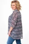 Блузка Anelli 706 беж-синий Блузка Anelli 706 беж-синий