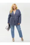 Пиджак Your Size 2267/164 Синий с добавлением бежевых нитей