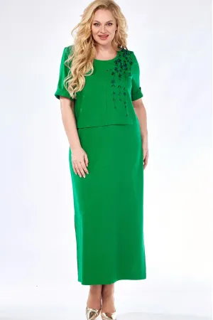 Платье Svt-Fashion 585 зеленый